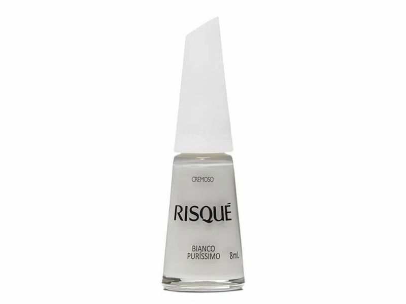 Esmalte Cremoso Branco Bianco Puríssimo 8ml Risqué Shopvita