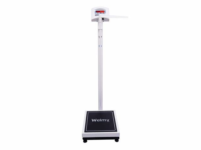 Balança Antropométrica Digital - LED - 200Kg - Welmy Balança Antropométrica Digital - LED - 200Kg - Welmy