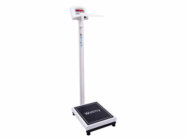 Balança Antropométrica Digital - LED - 200Kg - Welmy Balança Antropométrica Digital - LED - 200Kg - Welmy