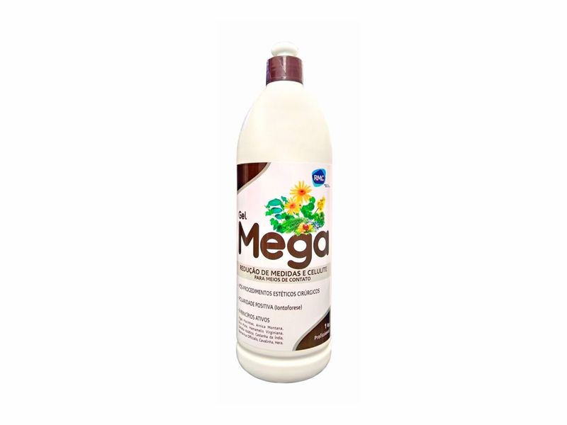 Gel Condutor Mega - Sem Álcool - Bisnaga 1Kg - RMC