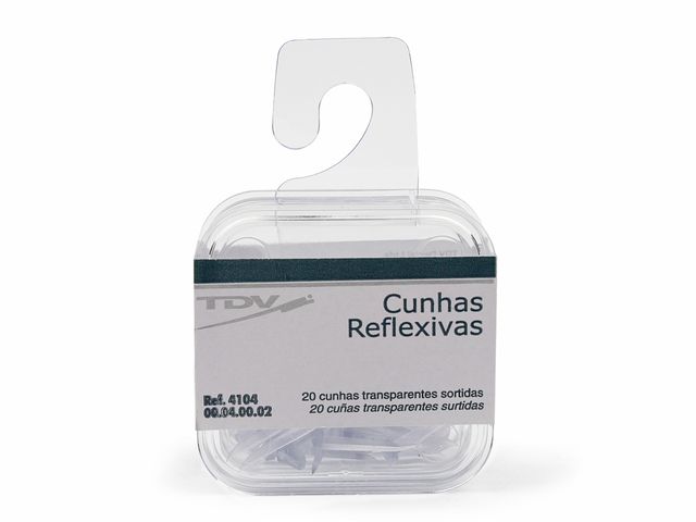 Cunhas Reflexivas Transparentes Sortidas 20 unidades - TDV Cunhas Reflexivas Transparentes Sortidas 20 unidades - TDV