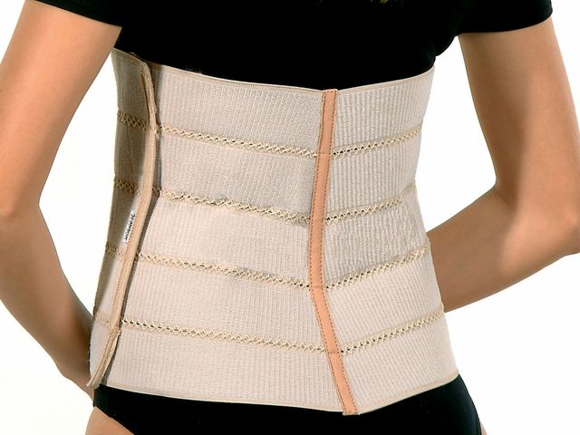 Faixa Abdominal Elástica - Bege - Tamanho G - Mercur Faixa Abdominal Elástica - Bege - Tamanho G - Mercur