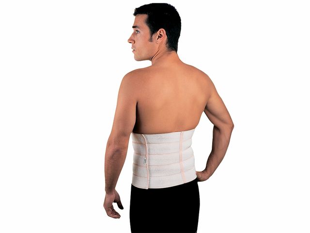 Faixa Abdominal Elástica - Bege - Tamanho G - Mercur Faixa Abdominal Elástica - Bege - Tamanho G - Mercur