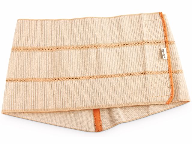 Faixa Abdominal Elástica - Bege - Tamanho P - Mercur Faixa Abdominal Elástica - Bege - Tamanho P - Mercur