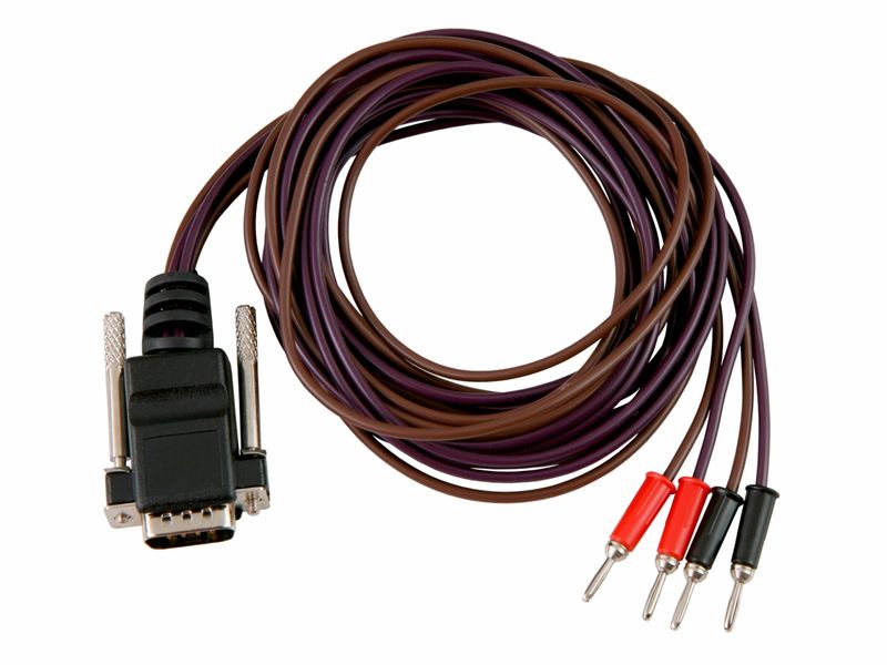 Cabo 76 para Neurodyn 10 Canais n. série a partir de 66455 e Heccus Turbo - Cor Marrom/Roxo - Ibramed