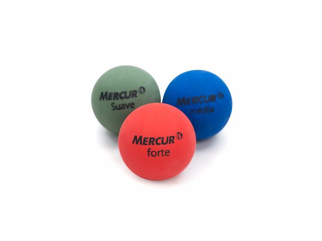 Bolas Fisiobol 6cm - 3 Unidades - Mercur Bolas Fisiobol 6cm - 3 Unidades - Mercur