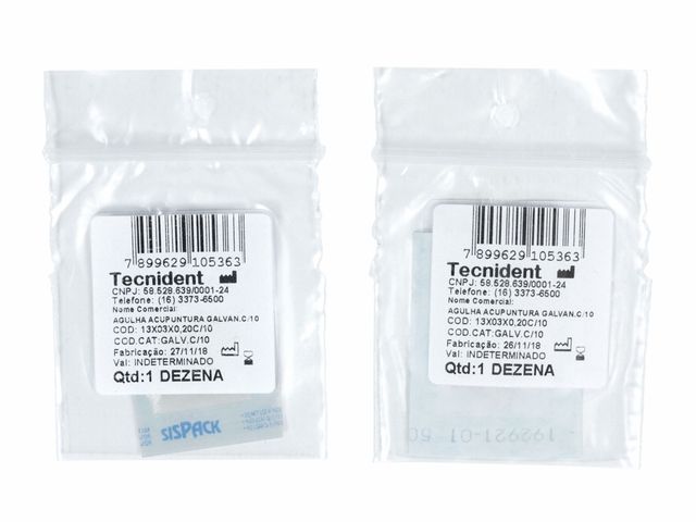 Agulha para Eletrolifting Microgalvanopuntura - 0,20x3x13mm - 20un - HTM Agulha para Eletrolifting Microgalvanopuntura - 0,20x3x13mm - 20un - HTM