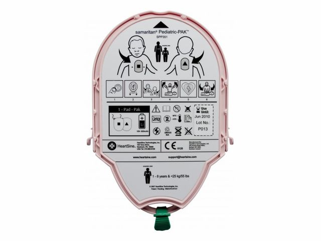 Cartucho Pad-Pak Samaritan – Eletrodos para Desfibrilação – com Bateria – Macrosul Cartucho Pad-Pak Samaritan – Eletrodos para Desfibrilação – com Bateria – Macrosul
