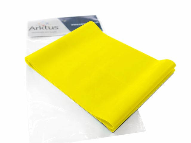 Exercitador Elástico Top Band - Extra Leve - Amarelo - Arktus Exercitador Elástico Top Band - Extra Leve - Amarelo - Arktus