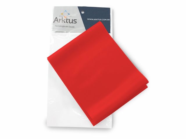 Exercitador Elástico Top Band, Leve Vermelho - Arktus Exercitador Elástico Top Band, Leve Vermelho - Arktus