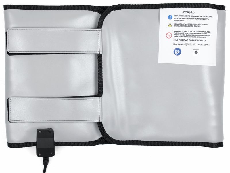 Manta Térmica Termotek Abdominal - 27x97cm - Prata - Estek