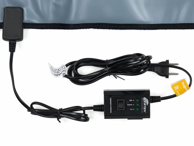 Manta Térmica Termotek Abdominal - 27x97cm - Prata - Estek Manta Térmica Termotek Abdominal - 27x97cm - Prata - Estek