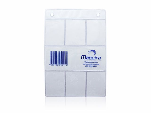 Cartão Plástico para Raio X com 6 Furos - Maquira Cartão Plástico para Raio X com 6 Furos - Maquira