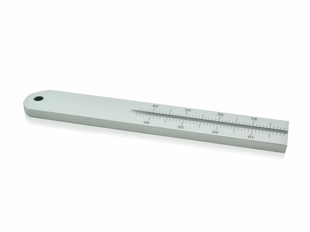 Régua de Endo Alumínio 40mm - Maquira Régua de Endo Alumínio 40mm - Maquira