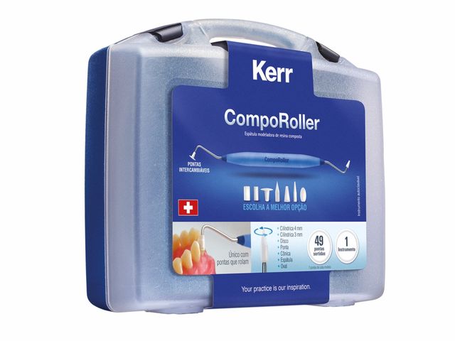 Espátula Modeladora de Resina Composta Kit Comporoller - Kerr Espátula Modeladora de Resina Composta Kit Comporoller - Kerr