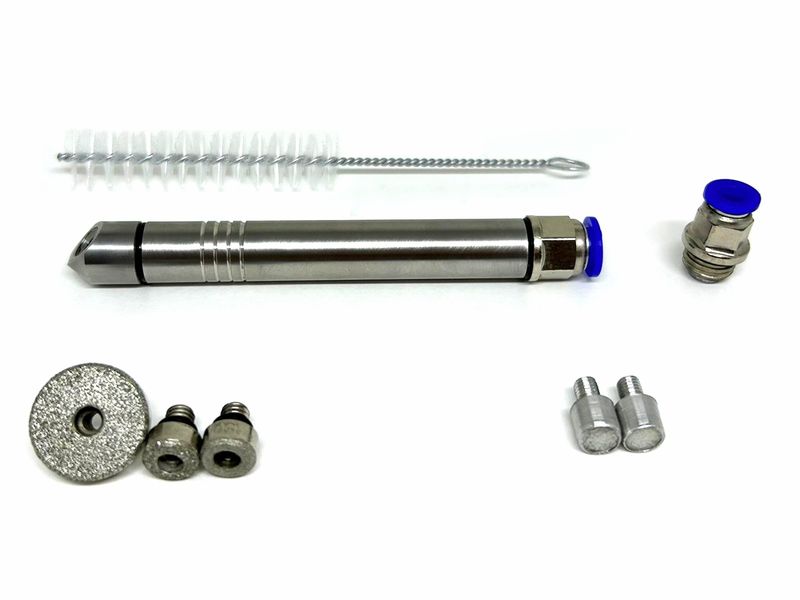 Kit Caneta Diamantada com 3 Ponteiras – Corpo em Inox ─ Arktus