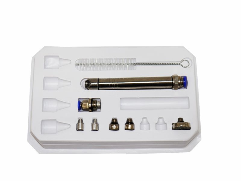Kit Caneta Diamantada com 5 Ponteiras – Corpo em Inox