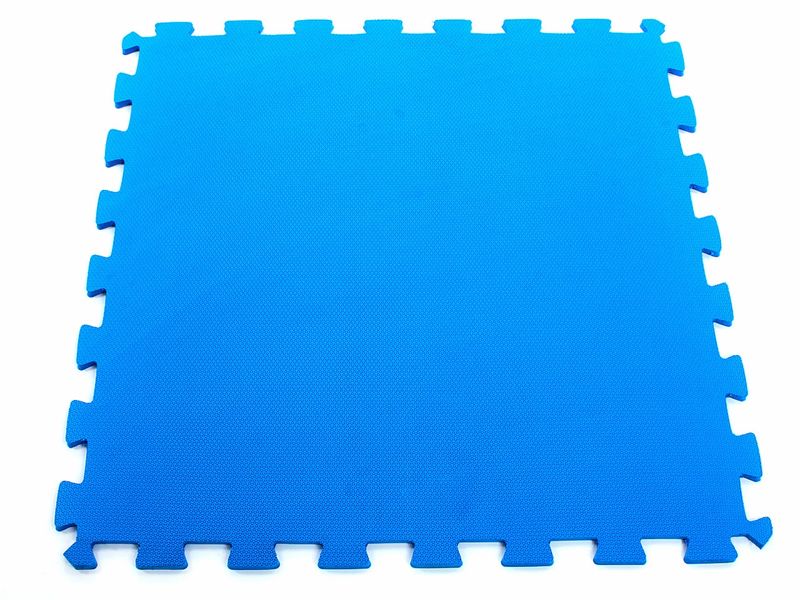 Tatame em EVA com Encaixe 2023 - 1x1m - Azul - Arktus