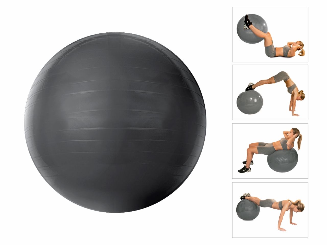 Bola de Pilates 65cm, Transparente, C/ Bomba de Ar, T9-T, Acte Sports -  UltraSports - Variedade em