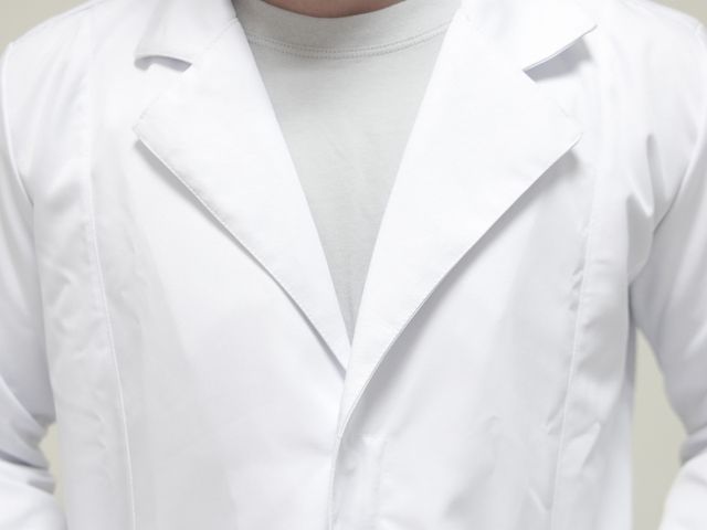 Jaleco Masculino Gola Blazer - Com Opções de Bordado - Manga Longa - Toque Branco