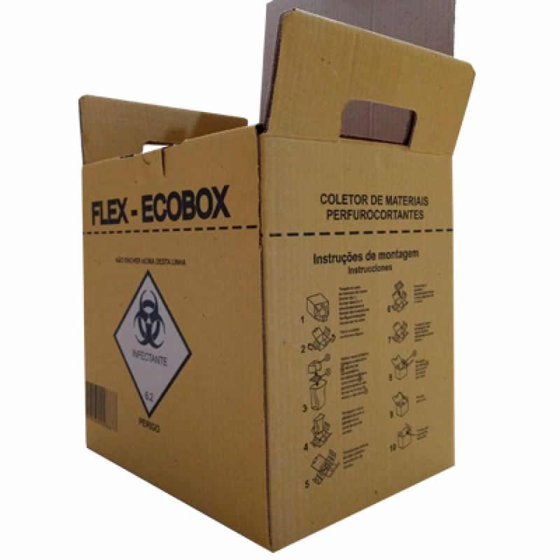 Caixa Coletora de Material Perfurocortante - Ecobox
