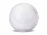 Bola de Pilates com Bomba de Ar - Cristal - 65cm - Acte
