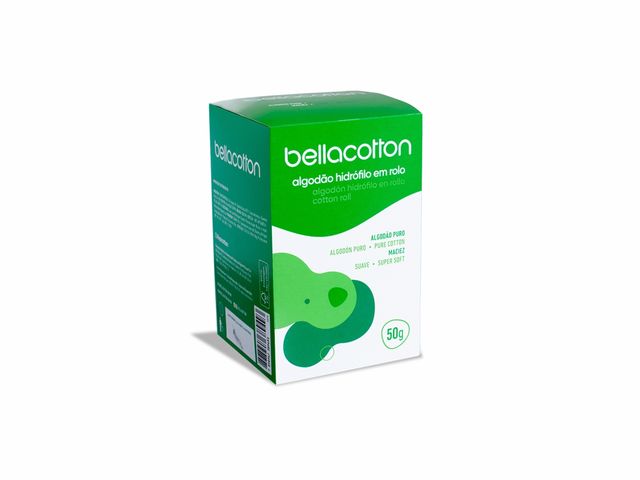 Algodão Hidrófilo - 50g - Bellacotton Algodão Hidrófilo - 50g - Bellacotton