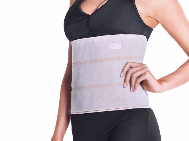Faixa Abdominal Elástica - 3 Gomos - Kestal Faixa Abdominal Elástica - 3 Gomos - Kestal