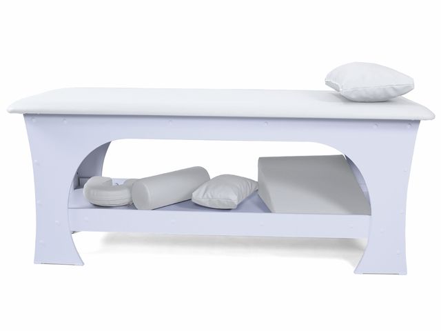 Maca de Massagem Bella - Fixa - 80cm de Largura - Base Branca - Arktus Maca de Massagem Bella - Fixa - 80cm de Largura - Base Branca - Arktus