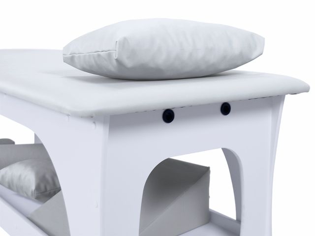 Maca de Massagem Bella - Fixa - 80cm de Largura - Base Branca - Arktus Maca de Massagem Bella - Fixa - 80cm de Largura - Base Branca - Arktus