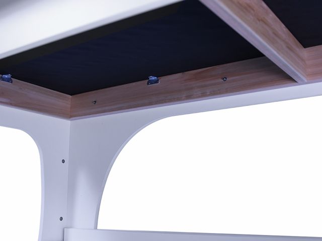 Maca de Massagem Bella - Fixa - 80cm de Largura - Base Branca - Arktus Maca de Massagem Bella - Fixa - 80cm de Largura - Base Branca - Arktus