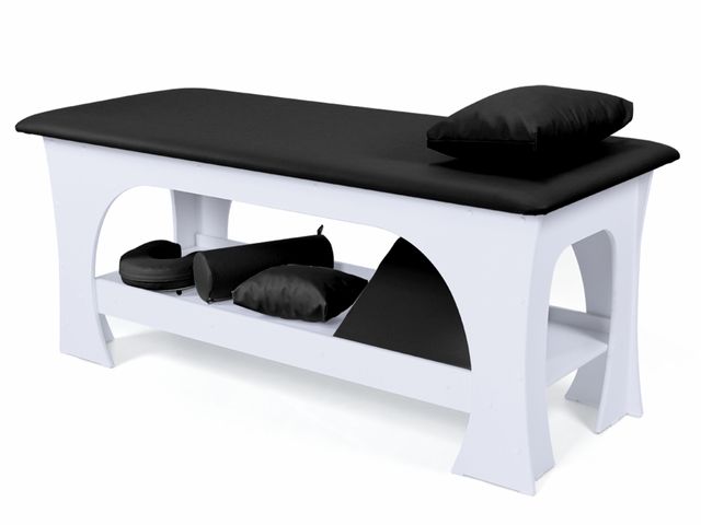 Maca de Massagem Bella - Fixa - 80cm de Largura - Base Branca - Arktus Maca de Massagem Bella - Fixa - 80cm de Largura - Base Branca - Arktus