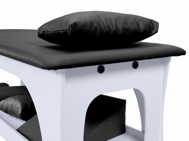 Maca de Massagem Bella - Fixa - 80cm de Largura - Base Branca - Arktus Maca de Massagem Bella - Fixa - 80cm de Largura - Base Branca - Arktus