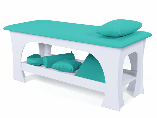 Maca de Massagem Bella - Fixa - 80cm de Largura - Base Branca - Arktus Maca de Massagem Bella - Fixa - 80cm de Largura - Base Branca - Arktus