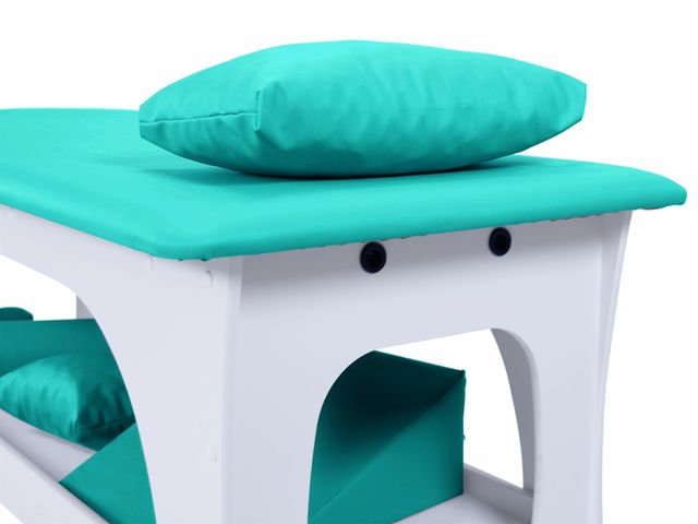 Maca de Massagem Bella - Fixa - 80cm de Largura - Base Branca - Arktus Maca de Massagem Bella - Fixa - 80cm de Largura - Base Branca - Arktus
