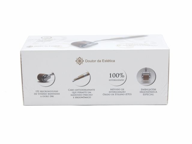 Rolo Para Microagulhamento - 192 Agulhas - Doctor Roller System Gold - Doutor da Estética Rolo Para Microagulhamento - 192 Agulhas - Doctor Roller System Gold - Doutor da Estética