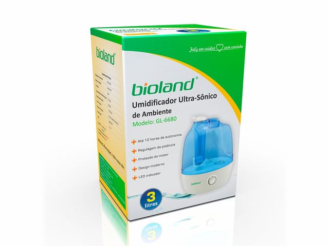 Umidificador Ultrassônico - 3L - Bioland Umidificador Ultrassônico - 3L - Bioland