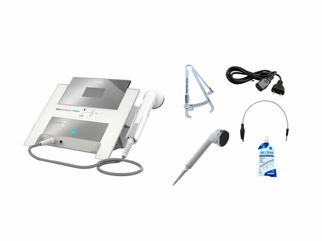 Sonic Compact HTM - Aparelho de Ultrassom de 1 e 3 MHz para Estética e Fisioterapia