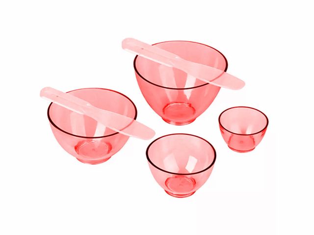 Kit com 04 Cubetas Maleáveis e 02 Espátulas - Estek Kit com 04 Cubetas Maleáveis e 02 Espátulas - Estek