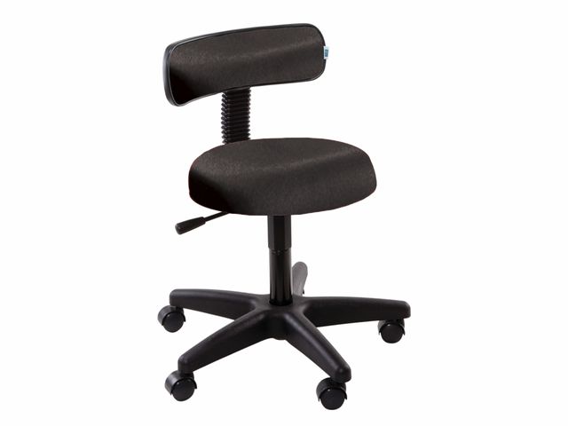 Cadeira Mocho com Encosto - 5010 - Base Preta - Arktus Cadeira Mocho com Encosto - 5010 - Base Preta - Arktus