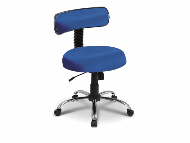 Cadeira Mocho - Com Encosto - Base Cromada - Arktus Cadeira Mocho - Com Encosto - Base Cromada - Arktus