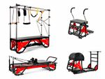 Kit Studio Cross Pilates Completo + Acrílico Vermelho Sólido - Arktus