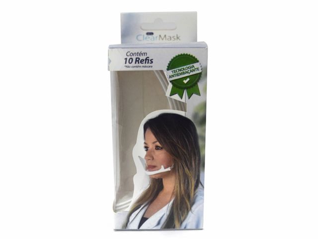 Refil para Máscara Protetora Higiênica -  ClearMask - 10un - Estek 