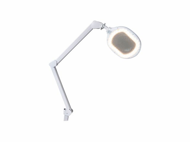 Lupa Articulada - LED Duo Light - Com Apoio Para Mesa - Estek Lupa Articulada - LED Duo Light - Com Apoio Para Mesa - Estek