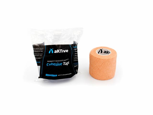 Bandagem Elástica Adesiva Autoaderente - Aktive Cohesive - 2mx5cm - Aktive Tape Bandagem Elástica Adesiva Autoaderente - Aktive Cohesive - 2mx5cm - Aktive Tape