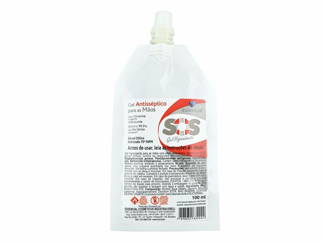 Álcool em Gel 70% - em Bag - SOS Álcool em Gel 70% - em Bag - SOS