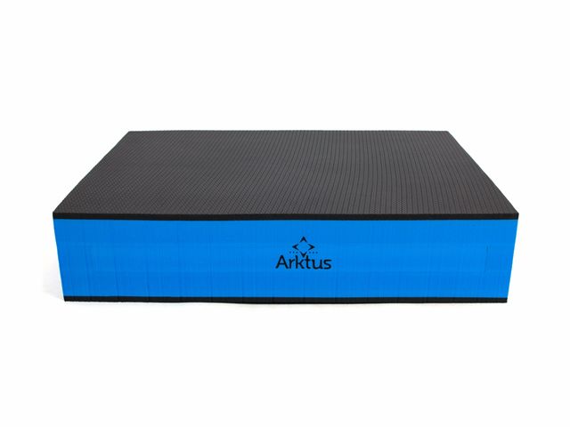Step em EVA - 90x30x10cm - Azul e Preto - Arktus Step em EVA - 90x30x10cm - Azul e Preto - Arktus