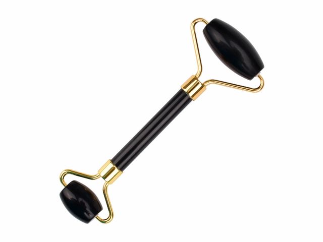 Rolo Massageador de Obsidiana Negra + Guasha Coração + Esponja de Konjac – Smart GR Rolo Massageador de Obsidiana Negra + Guasha Coração + Esponja de Konjac – Smart GR