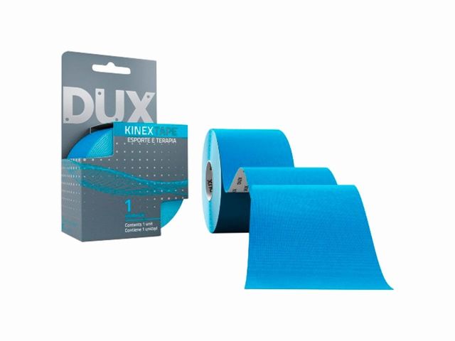 Bandagem Neuromuscular Elástica Adesiva - Kinextape – 500x5cm - DUX Bandagem Neuromuscular Elástica Adesiva - Kinextape – 500x5cm - DUX