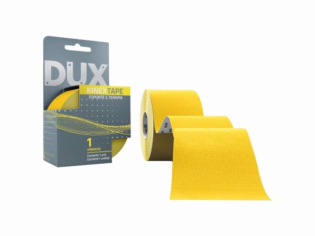 Bandagem Neuromuscular Elástica Adesiva - Kinextape – 500x5cm - DUX Bandagem Neuromuscular Elástica Adesiva - Kinextape – 500x5cm - DUX